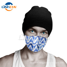 Fashion Designers Dustproof Diy Sublimation Printed Fabric Washable Custom Facemask With Logo